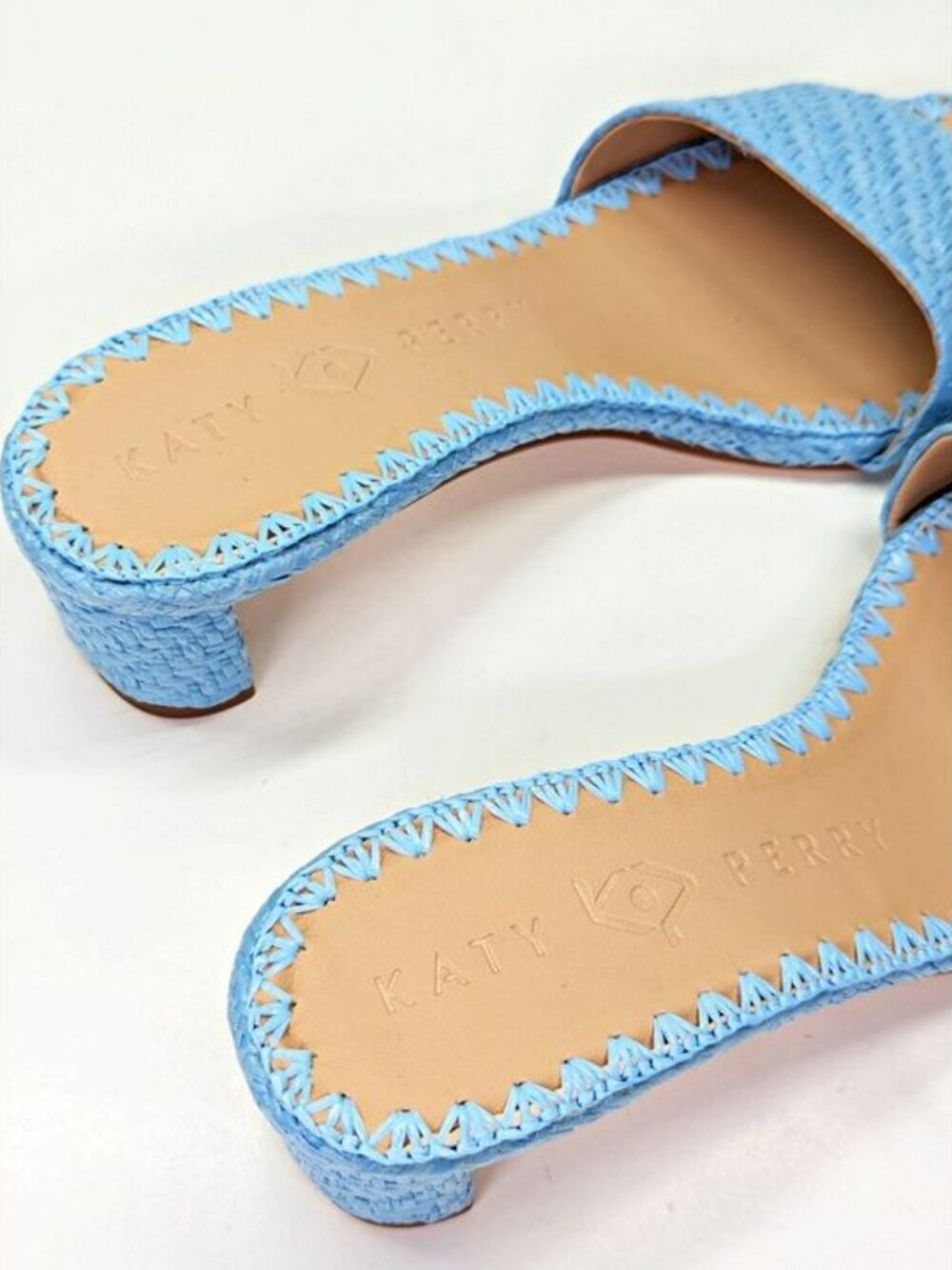 Katy Perry Women's Wanderering Slip-On Sandals Sky Blue Size 8 (MSRP $98) - Picture 6 of 9